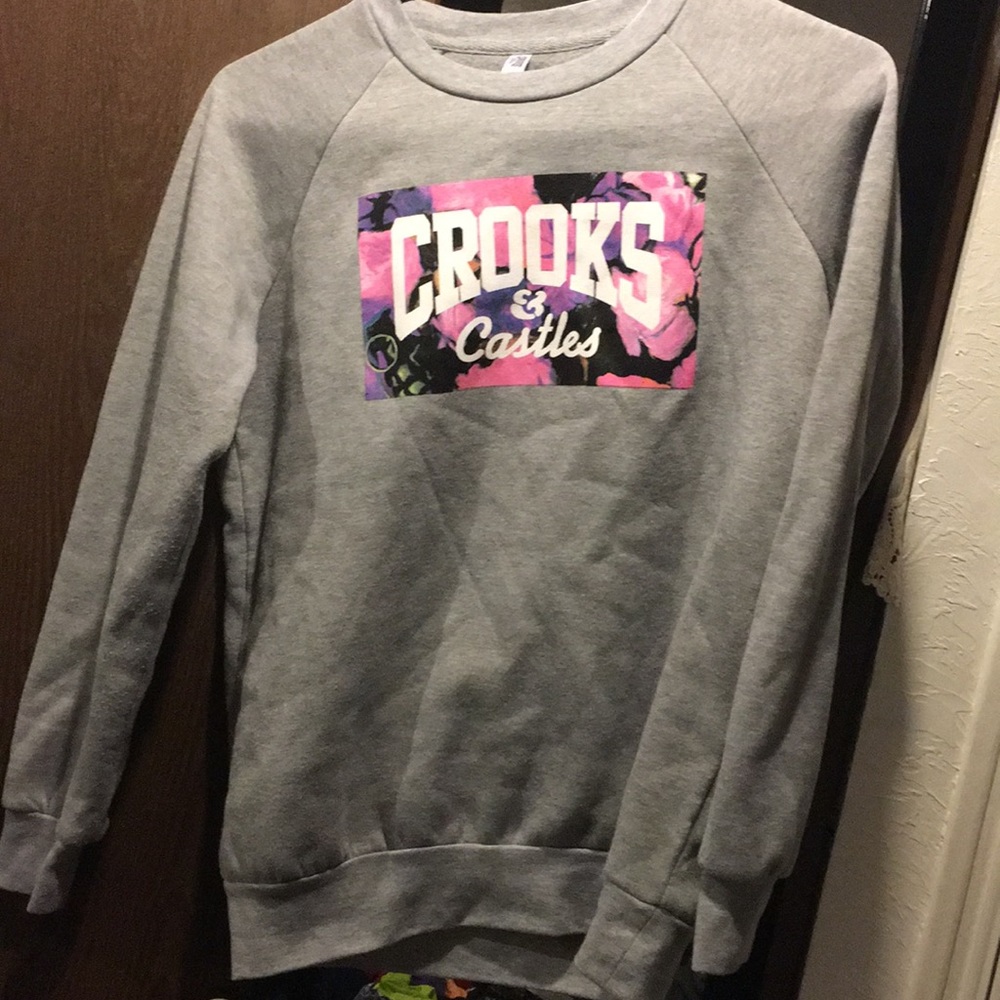 Women’s CROOKS sweatshirt. Size Small.